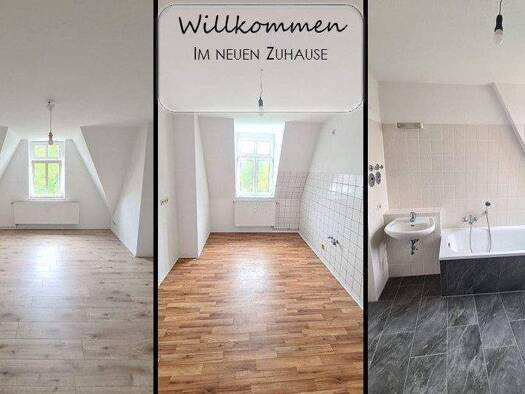 Wohnung zur Miete 310 € 2 Zimmer 57,8 m² 4. Geschoss frei ab sofort Gneisenaustraße 5 Hilbersdorf Chemnitz 09131