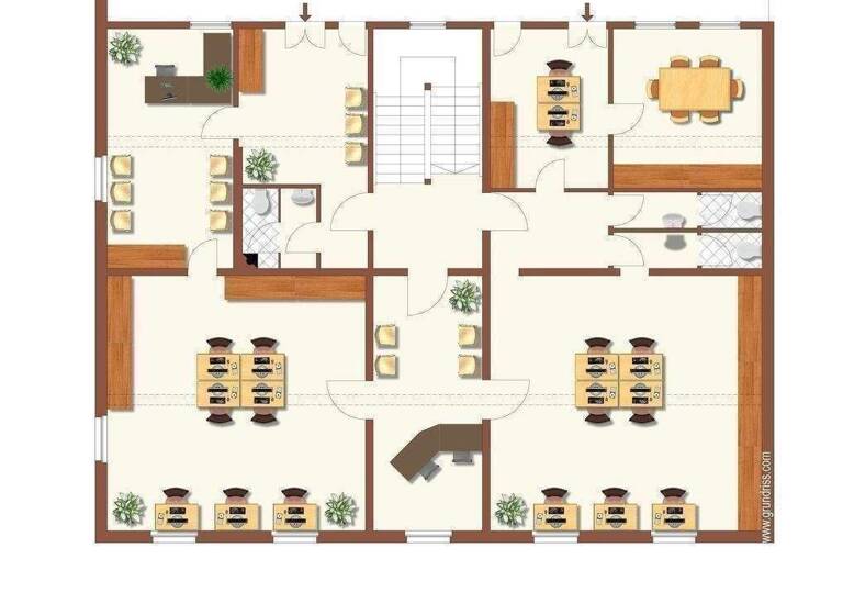 Bürofläche zur Miete provisionsfrei 2.400 € 7 Zimmer 180 m² Bürofläche Innenstadt Erlangen 91054