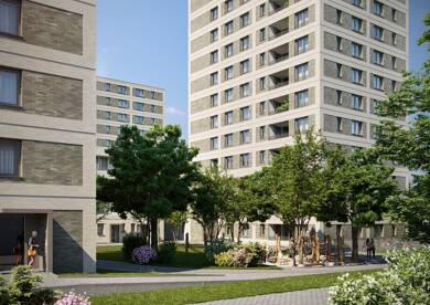 Wohnung zur Miete 1.111 € 4 Zimmer 98,7 m² 8. Geschoss frei ab 01.07.2025 Kurt-Schumacher-Ring 240 Detmerode Wolfsburg 38444