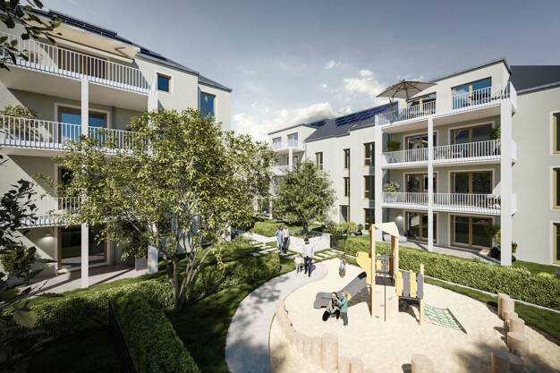 Wohnung zum Kauf - Neubau provisionsfrei 345.000 € 2 Zimmer 44 m² EG Philippine-Schulz-Weg 1 Oberrad Frankfurt am Main 60599