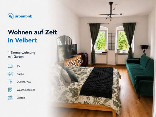 Studio zur Miete auf Zeit 1.020 € 1 Zimmer 38 m² frei ab sofort Voßnacker Straße Langenberg Velbert 42555