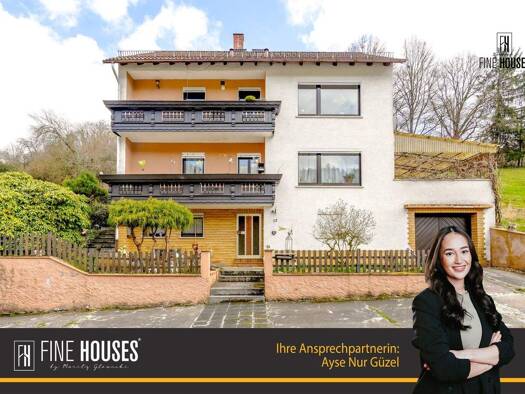 Mehrfamilienhaus zum Kauf 285.000 € 9 Zimmer 182 m² 1.298 m² Grundstück Ebersberg Erbach 64711