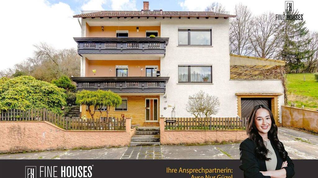 Mehrfamilienhaus zum Kauf 285.000 € 9 Zimmer 182 m² 1.298 m² Grundstück Ebersberg Erbach 64711