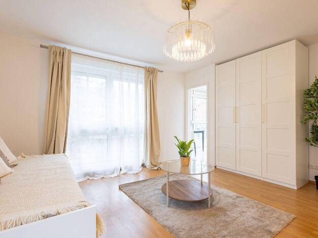 Studio zur Miete 1.250 € 1 Zimmer 33 m² 2. Geschoss Schleißheimer Str. 297 Milbertshofen-Am Hart München 80809