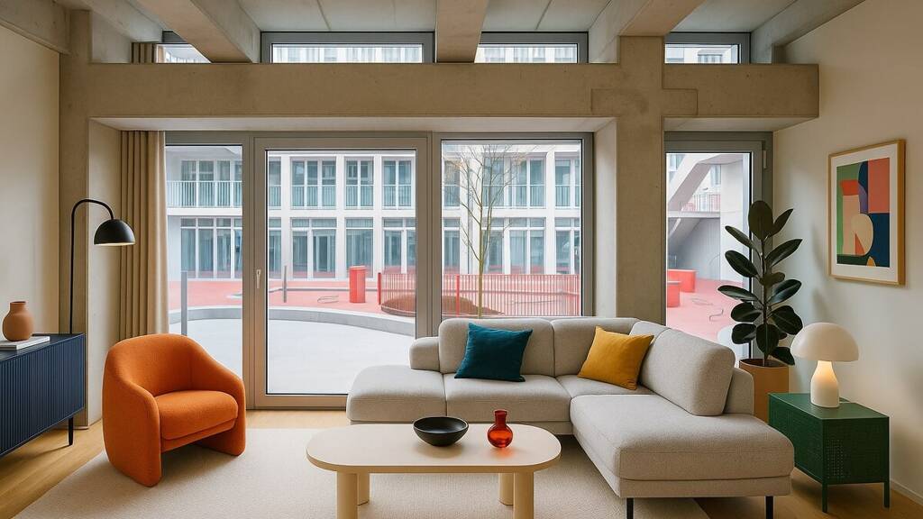 Studio zur Miete - Erstbezug 1.182 € 1 Zimmer 55,2 m² 1. Geschoss Teterower Ring 63-65 Kaulsdorf Berlin 12619