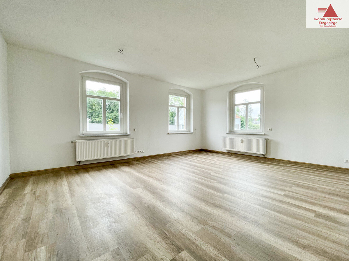 Wohnung zur Miete 340 € 2 Zimmer 61,4 m²<br/>Wohnfläche 1.<br/>Geschoss Grünthaler Straße 58 Olbernhau Olbernhau 09526