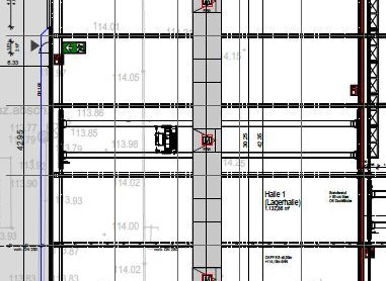 Produktionshalle zur Miete 7.500 € 1.133 m² Lagerfläche Max-Planck-Str. 1 Unna 59423