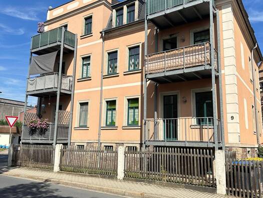 Terrassenwohnung zur Miete 374 € 1 Zimmer 37,4 m² 3 Geschosse frei ab sofort Mozartstraße 9 Freital Freital 01705