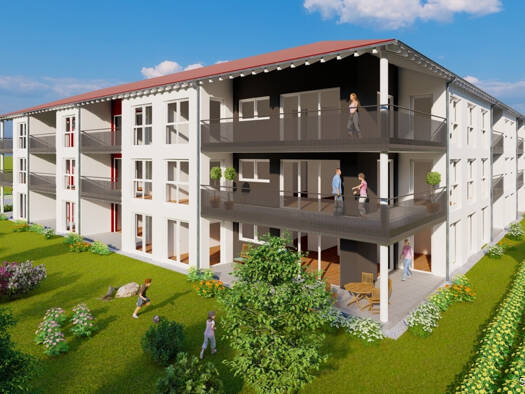 Wohnung zum Kauf - Erstbezug 325.000 € 3 Zimmer 85,4 m² 1. Geschoss Schnelldorf 91625