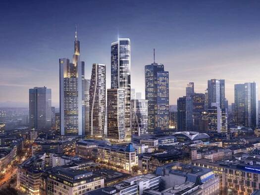 Wohnung zum Kauf - Erstbezug provisionsfrei 1.020.000 € 2 Zimmer 68 m² 6. Geschoss Junghofstrasse 5 Innenstadt Frankfurt am Main 60315