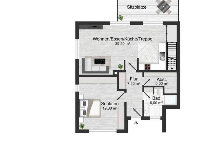 Haus zur Miete 1.450 € 4 Zimmer 130 m² 400 m² Grundstück frei ab sofort Dammersmoorweg 34a Gyhum 27404
