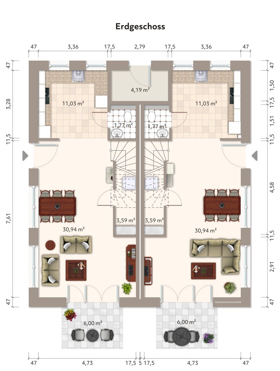 Doppelhaushälfte zur Miete 1.450 € 3 Zimmer 110 m²<br/>Wohnfläche 175 m²<br/>Grundstück 01.02.2025<br/>Verfügbarkeit Kappeln 24376