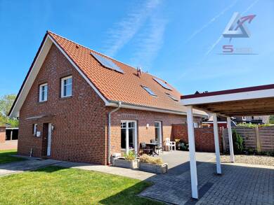 Doppelhaushälfte zum Kauf 256.000 € 5 Zimmer 101 m² 360 m² Grundstück Remels Uplengen / Remels 26670