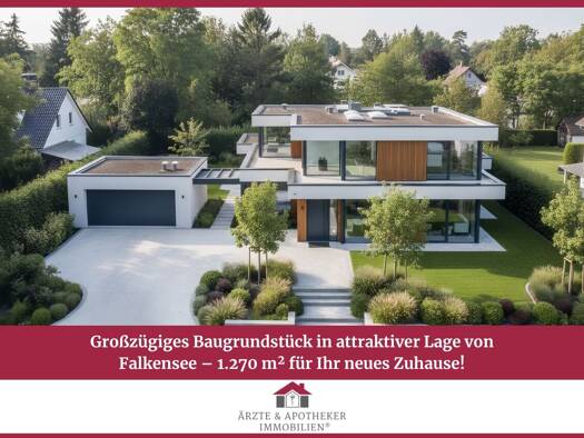 Grundstück zum Kauf provisionsfrei 379.000 € 1.272 m² Grundstück Falkensee 14612