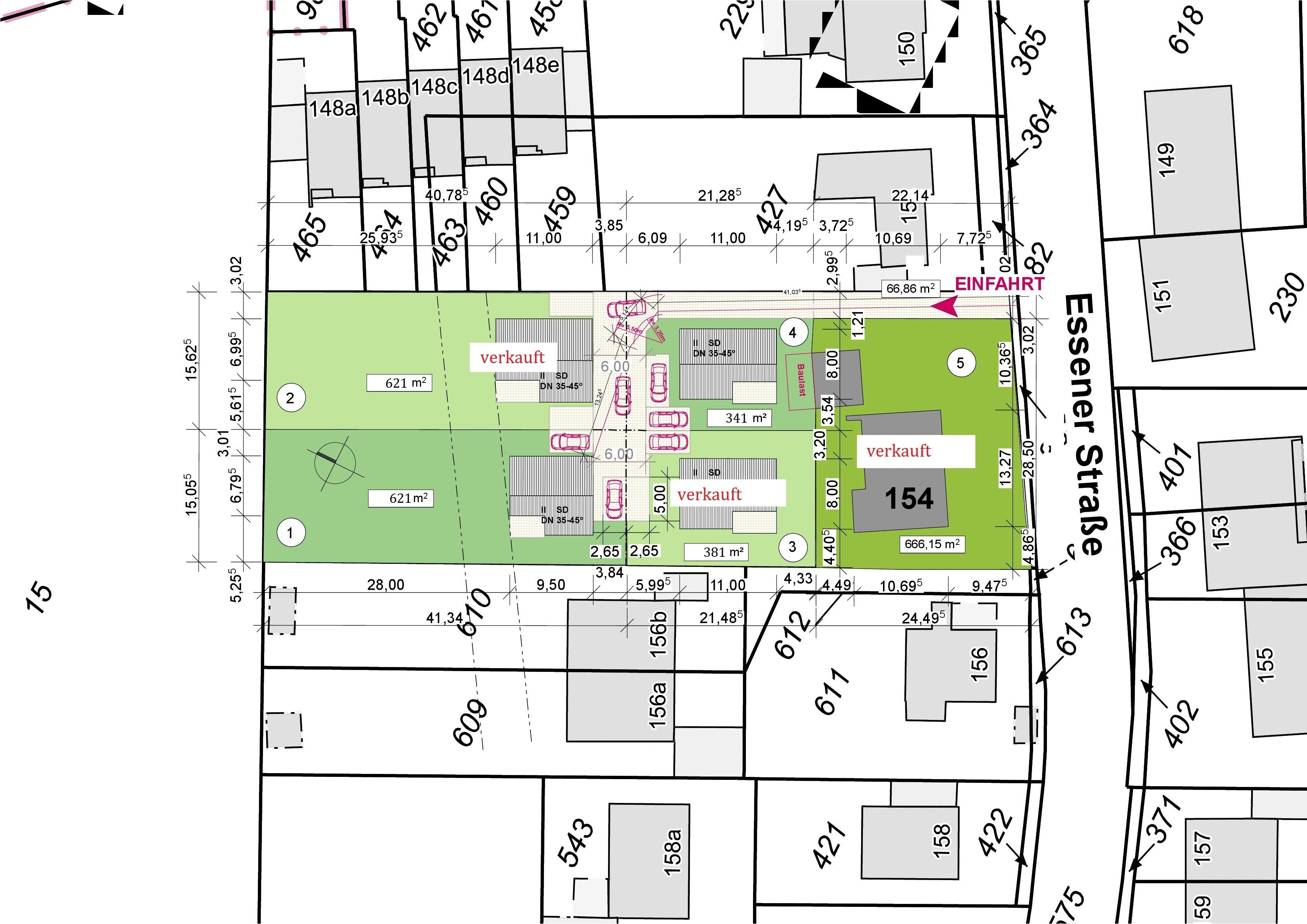 Grundstück zum Kauf provisionsfrei 190.000 € 341 m²<br/>Grundstück Niederwenigern Hattingen 45529