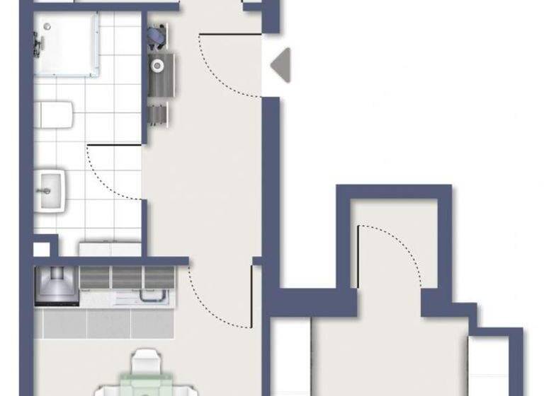 Wohnung zur Miete 3 Zimmer 59 m² Ückendorfer Str. 73 Ückendorf Gelsenkirchen 45886