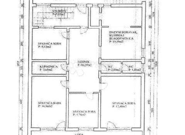 Wohnung zum Kauf 265.000 € 5 Zimmer 105 m² 1. Geschoss Sibenik