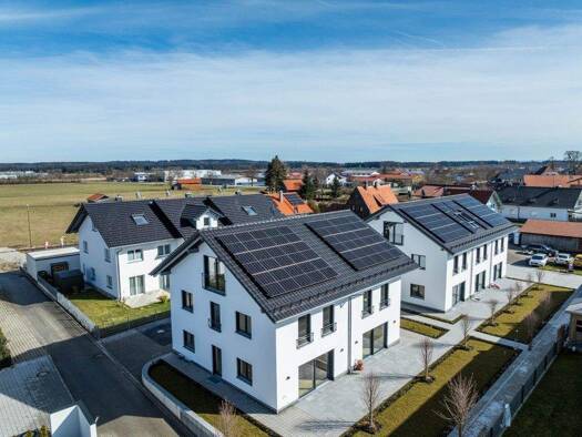 Doppelhaushälfte zum Kauf - Erstbezug 624.000 € 3,5 Zimmer 143,8 m² 196 m² Grundstück Leederer Straße 4 Denklingen Denklingen 86920