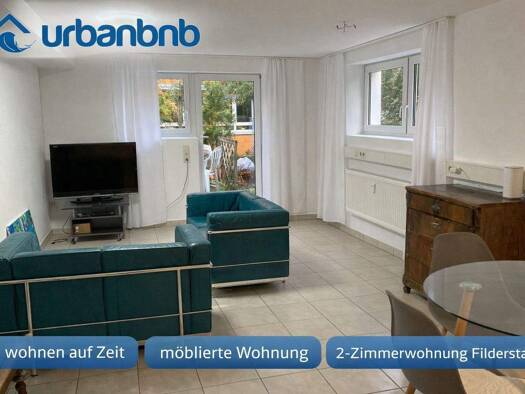 Wohnung zur Miete Wohnen auf Zeit 1.090 € 2 Zimmer 60 m² frei ab sofort Rainäckerstr. 0 Bonlanden Filderstadt 70794