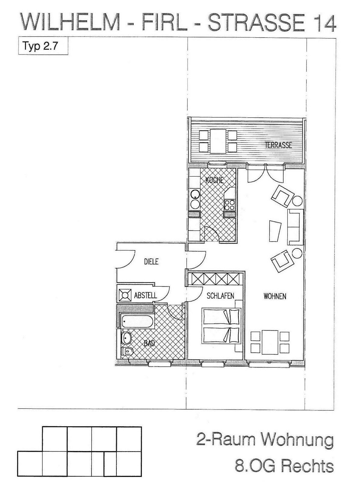 Wohnung zur Miete 380 € 2 Zimmer 81,6 m²<br/>Wohnfläche 8.<br/>Geschoss Wilhelm-Firl-Straße 14 Markersdorf 622 Chemnitz 09122