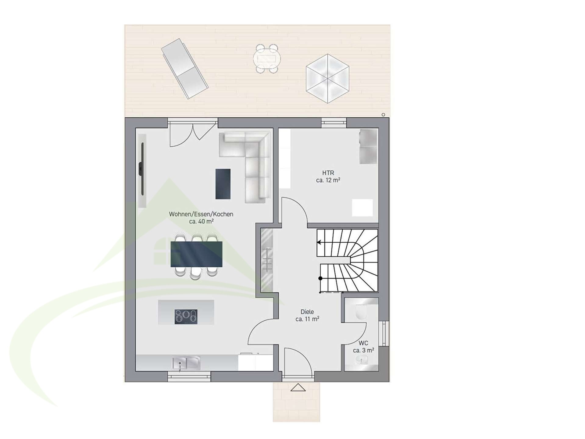 Einfamilienhaus zum Kauf 369.515 € 5 Zimmer 130 m²<br/>Wohnfläche 520 m²<br/>Grundstück Roth Roth 57539