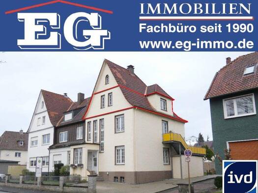 Wohnung zum Kauf 120.000 € 3 Zimmer 69 m² 2. Geschoss Innenstadt Bad Salzuflen 32105