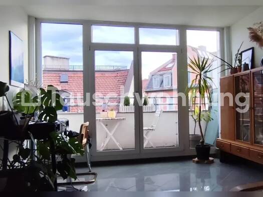 Wohnung zur Miete Tauschwohnung 1.395 € 2 Zimmer 56 m² 4. Geschoss Maxvorstadt München 80802