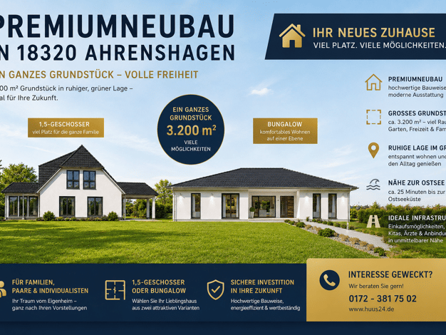 Herrenhaus zum Kauf provisionsfrei 695.000 € 7 Zimmer 218 m² 3.200 m² Grundstück Ahrenshagen Ahrenshagen-Daskow 18320