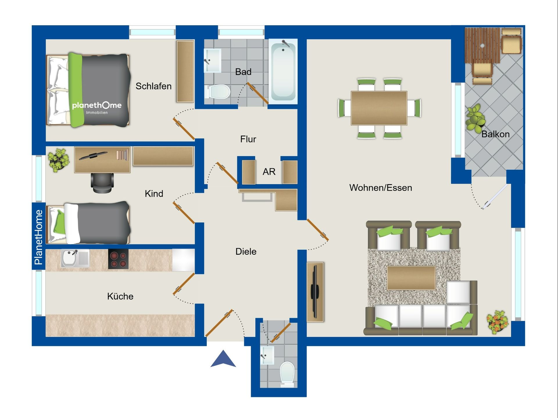 Wohnung zum Kauf 169.000 € 3 Zimmer 89 m²<br/>Wohnfläche Obercastrop Castrop-Rauxel 44577