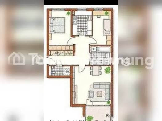 Wohnung zur Miete Tauschwohnung 1.088 € 3 Zimmer 74 m² 2. Geschoss Winning Taufkirchen 82024