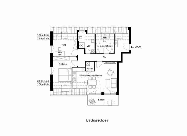 Wohnung zum Kauf provisionsfrei 669.300 € 4 Zimmer 88,7 m² Hindenburgstraße 1 Westheim b.Augsburg Neusäß 86356
