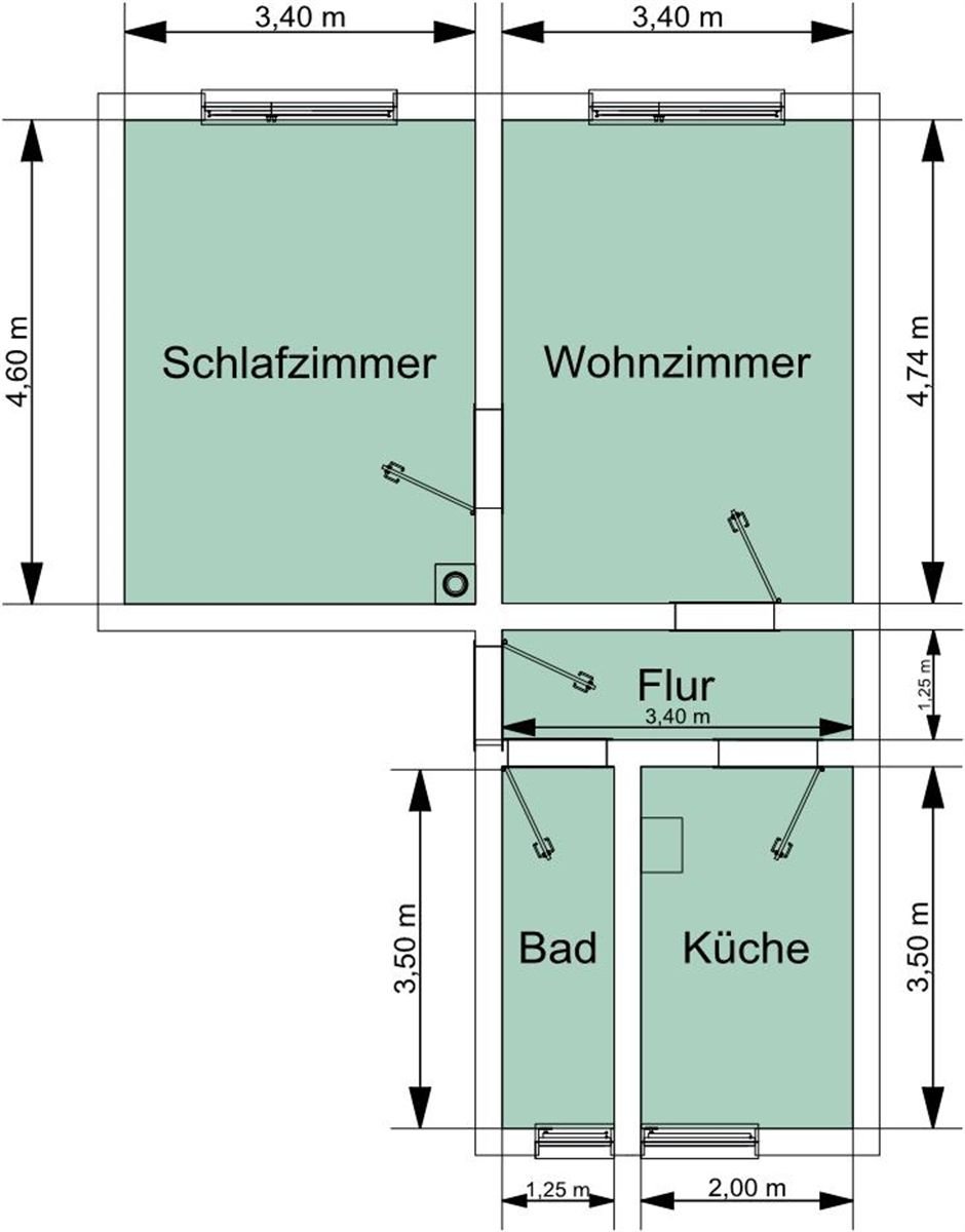 Studio zur Miete 285 € 2 Zimmer 48,3 m²<br/>Wohnfläche 4.<br/>Geschoss R.-Köcher-Straße 11 Lobenstein Bad Lobenstein 07356