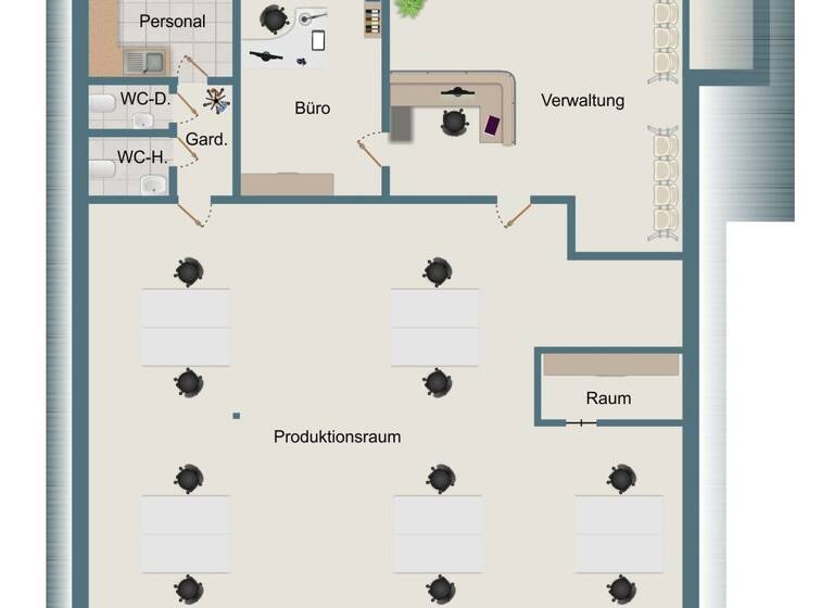 Bürofläche zur Miete 2.700 € 275 m² Bürofläche Stapelfeld 22145