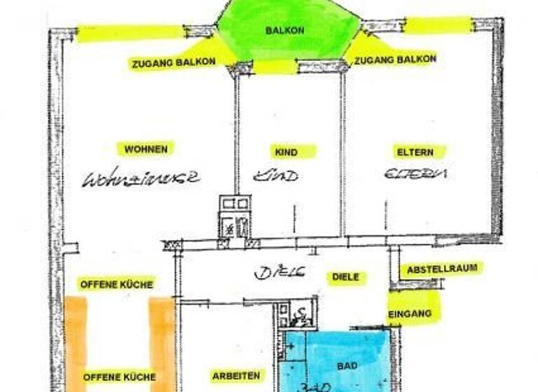 Wohnung zum Kauf 275.000 € 4 Zimmer 81,7 m²<br/>Wohnfläche ab sofort<br/>Verfügbarkeit Bamberg Bamberg 96052