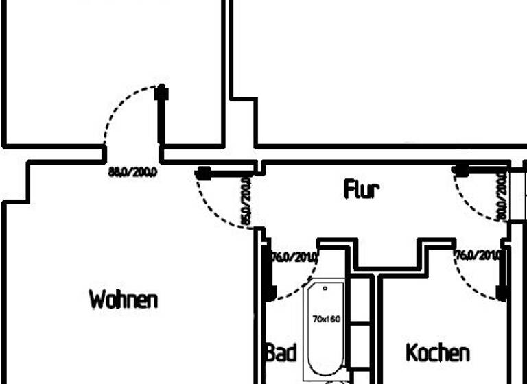 Wohnung zur Miete 283 € 2 Zimmer 50,9 m²<br/>Wohnfläche EG<br/>Geschoss Schlotheimer Ring 30 Mühlhausen Mühlhausen 99974