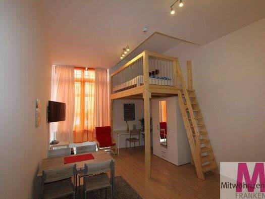 Wohnung zur Miete Wohnen auf Zeit 825 € 1 Zimmer 42 m² frei ab sofort Lorenz Nürnberg 90402