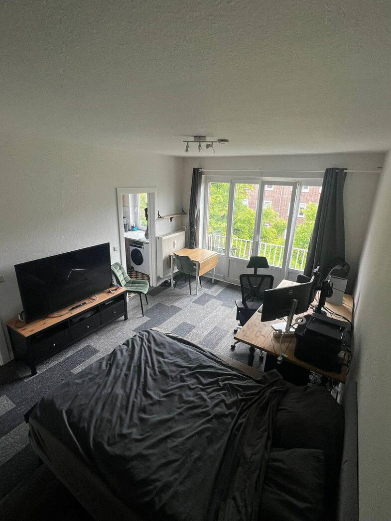 Wohnung zur Miete Wohnen auf Zeit 516 € 1 Zimmer 31 m² frei ab 01.07.2025 Heideweg 7 Uhlenhorst Hamburg 22085