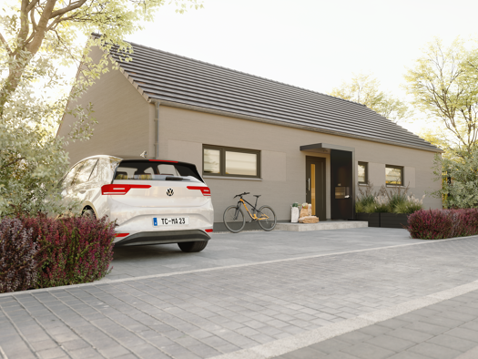 Bungalow zum Kauf provisionsfrei 310.350 € 3 Zimmer 102 m² 539 m² Grundstück Schwenningdorf Rödinghausen 32289