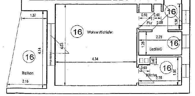 Wohnung zum Kauf provisionsfrei 86.800 € 1 Zimmer 35,3 m²<br/>Wohnfläche 1.<br/>Geschoss Krämpfervorstadt Erfurt 99085