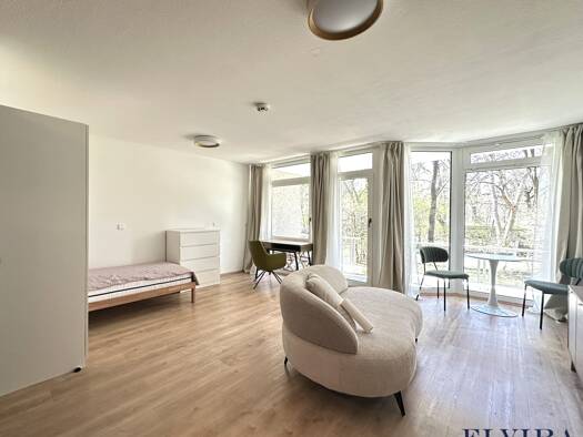 Studio zur Miete 760 € 1 Zimmer 38,1 m² EG Thalk.Obersendl.-Forsten-Fürstenr.-Solln München / Forstenried 81476