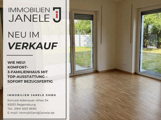 Mehrfamilienhaus zum Kauf als Kapitalanlage geeignet 1.200.000 € 10,5 Zimmer 296,2 m² 885 m² Grundstück Regenstauf Regenstauf 93128
