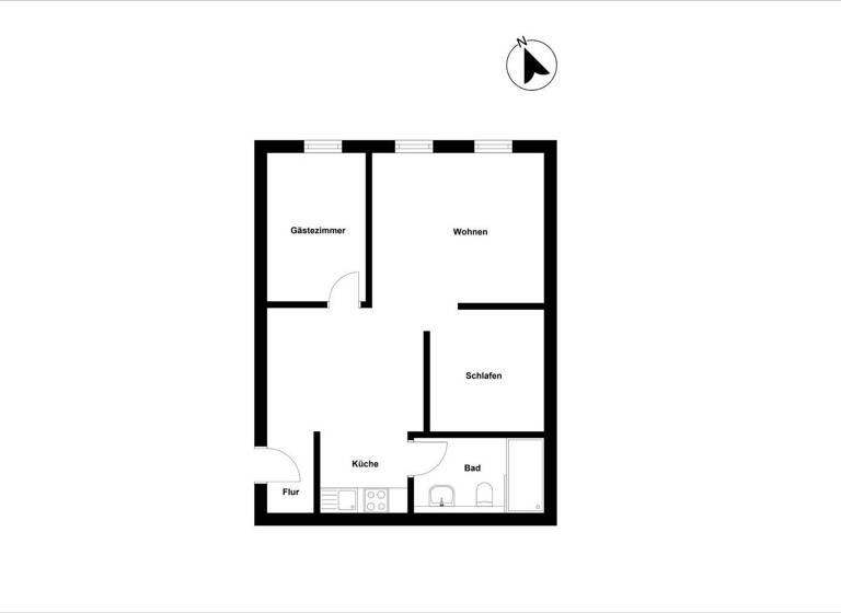 Wohnung zum Kauf 257.850 € 3 Zimmer 68 m² 1. Geschoss Klink 17192