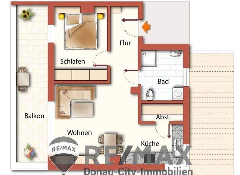 Wohnung zum Kauf - Erstbezug 250.000 € 2 Zimmer 51 m² 3. Geschoss Teesdorf 2524