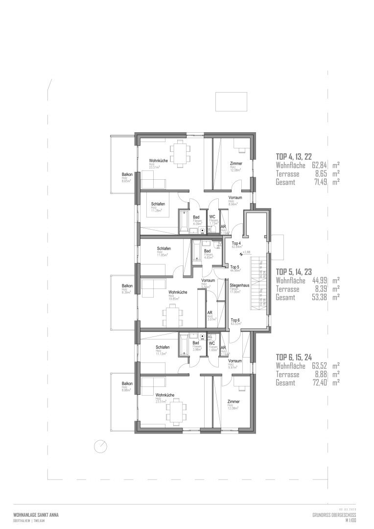 Wohnung zum Kauf provisionsfrei 292.066 € 3 Zimmer 62,8 m²<br/>Wohnfläche Oberthalheim 59 - 63 Timelkam 4850