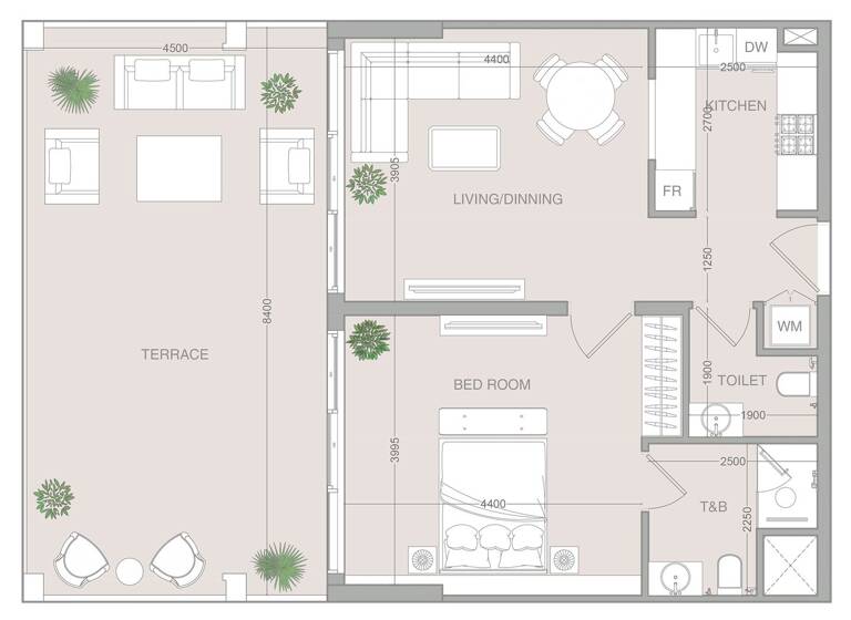 Wohnung zum Kauf provisionsfrei 385.111 € 2 Zimmer 100,4 m² Dubai 00000