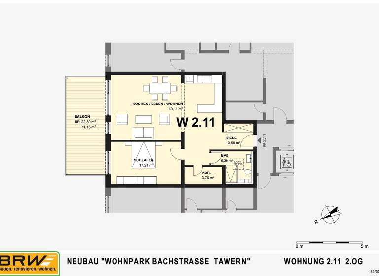 Penthouse zum Kauf provisionsfrei 377.000 € 2 Zimmer 89,3 m²<br/>Wohnfläche EG<br/>Geschoss Tawern Tawern 54456