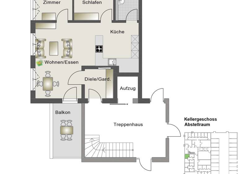 Wohnung zum Kauf provisionsfrei 450.000 € 3 Zimmer 91,7 m² 3. Geschoss Narnberg Traunreut 83301