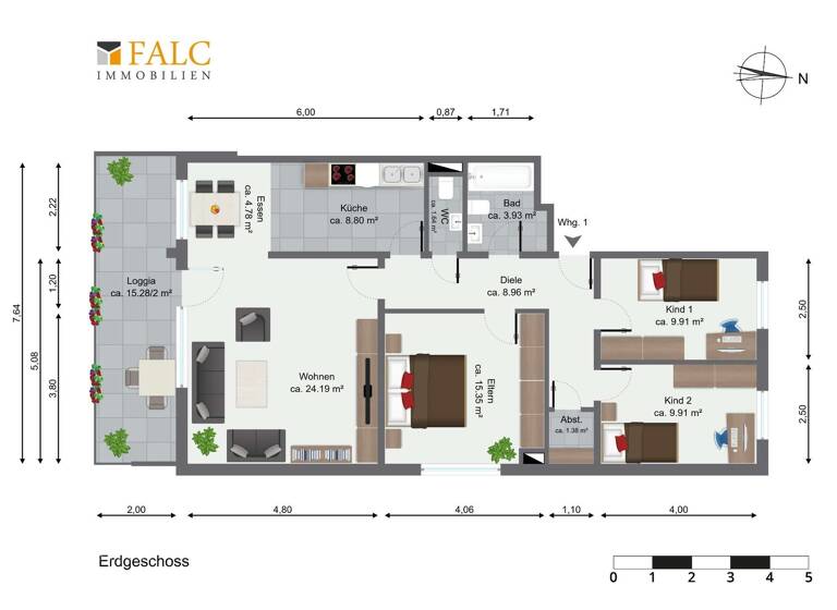 Wohnung zum Kauf 329.000 € 4 Zimmer 96 m²<br/>Wohnfläche Leimen Leimen 69181