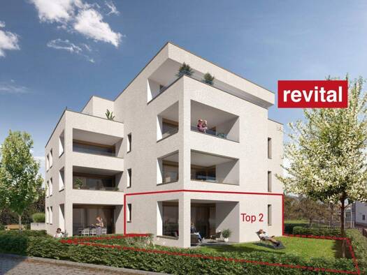 Wohnung zum Kauf - Erstbezug 670.000 € 3,5 Zimmer 80,1 m² EG Raiffeisenstraße 3 Lustenau 6890