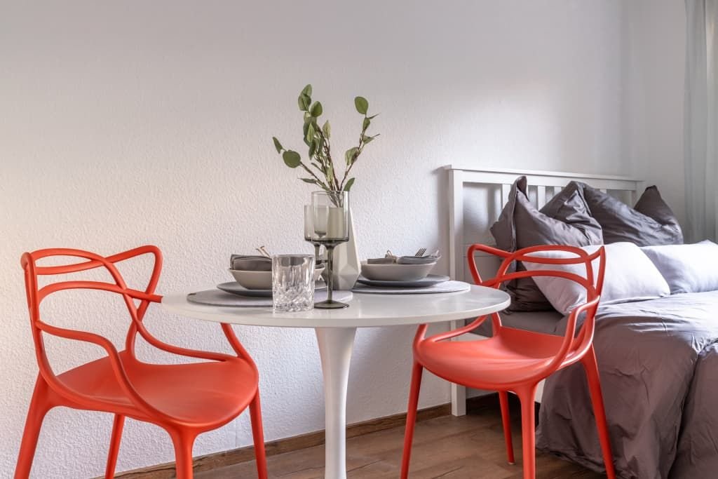 Wohnung zur Miete Wohnen auf Zeit 1.150 € 1 Zimmer 30 m²<br/>Wohnfläche 01.06.2025<br/>Verfügbarkeit Uhlandstraße Düsseltal Düsseldorf 40237